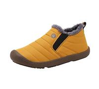 Black of Friday Deals 2024 Womens Waterproof Snow Boots Fashion Winter Women Snow Boots Flat Soft Bottom Non Slip Plush Warm and Comfortable Slip Today's Deals of The Day Clearance (Yellow, 5)