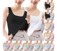 Black of Friday Deals 2025 Women HUIFUAO 2 Pack Womens Tank Top Plus Size Sleeveless T Shirt Black Summer Basic Vest Undershirt Deals