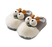 Black of Friday Ladies House Slippers Womens Thermal Memory Foam 7 Lightweight Laddies Size 4 Cute Animal Deals Day Wide fit Shoes with Heel for Women Footwear Elderly Mens Indoor Fluffy Hotel