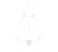 Black Omen bo843 Bikini Armor, Cosplay, Costume, Micro Bikini, Extra Small, Large Size, Glossy, Fluorescent Enamel, Swimsuit