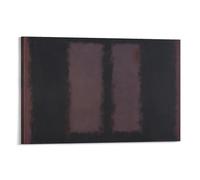 Black on Maroon Mark Rothko Painter Poster Picture Print Wall Art Poster Painting Canvas Posters Artworks Room Aesthetic 08x12inch(20x30cm)
