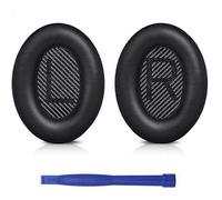 (Black, One size) 1 Pair Professional Replacement Ear Pads Cushions, Earpads Compatible With Bose Quietcomfort 35 (Bose Qc35) And Quiet Comfort 35 Ii (Bose Qc35 Ii) Ove