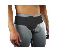 (Black, One size) Inguinal Hernia Belt For Men Left Or Right Side Post Surgery Inguinal Hernia Support Truss