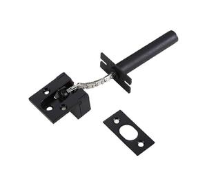 (Black, One size) Invisible Security Door Chain Lock Home Door Guard Latches Zincs Alloys Antitheft Chain Reinforced Telescopic Chain Lock Black