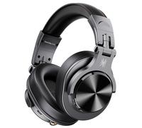 (Black) Oneodio A70 Wireless Bluetooth 5.2 Headphones 72Hrs Over Ear Hi-Res Audio 3.5mm/6.35mm Wired Studio DJ Headset With Microphone