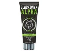 Black Onyx Alpha Tingle Free Tanning Accelerator Lotion for Men, 24 Hour Active ingredients, Fast Dark Tan Booster, Tattoo Safe Hydrating Sunbed & Indoor Tan Lotion - 250ml