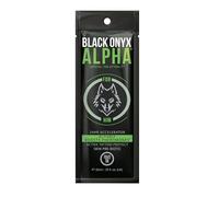 Black Onyx Alpha Tingle Free Tanning Accelerator Lotion for Men, 24 Hour Active ingredients, Fast Dark Tan Booster, Tattoo Safe Hydrating Sunbed & Indoor Tan Lotion - 20ml