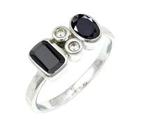 Black Onyx Stone Silver Plated Ring Men & Women Jewelry C1152AE_O