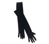 Bristol Novelty Ltd – Opera Gloves – Black Elegant Design for Galas Weddings Halloween – 1 Pair