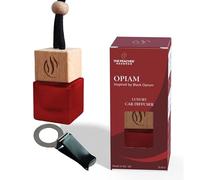 Black Opium Car Air Freshener for Women | Car Diffuser | Strong Perfume Scent | Free Vent Clip | Odour Eliminating | Long Lasting Fragrance | Inspired by Black Opium | 8ml | by The Peaches' Essence