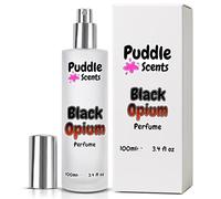 Black Opium Perfume Spray - 100ml Parfum in Frosted White Glass Bottle - Perfume Scent - Branded Gift Box - Vegan Friendly - Puddle of Wax - Made in the UK