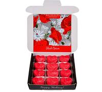 Black Opium Wax Melts | Strong Scented Wax Melt Gift Set | 12 x 6g Hearts | Hand Made in The UK | Vegan Friendly | Long Lasting Soy Wax Melt Sample Box