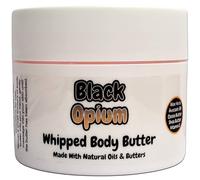 Black Opium Whipped Body Butter - 150g - Natural Oils and Butters - Perfume Scent - Vegan Friendly - Puddle of Wax - Made in the UK