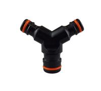 Black/orange Three Way Max Flo To Standard Snap On Connector Adaptor For Garden Hoses 1 Pack
