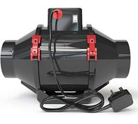 Black Orchid BO-HF Hybrid Flo in Line Horticultural Extractor Fan - Black (4" / 100 mm)