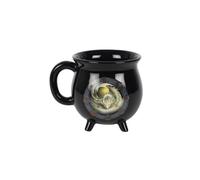 Black Ostara Cauldron Mug by Anne Stokes - 10cm x 10cm (1 Pc.) - Colour Changing Magic Mug - Perfect Home Decor & Gift