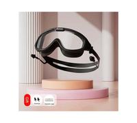 (Black, Other) HD Anti-fog Swimming Goggles with Earplugs Adult Men Women Leak Proof Adjustable high-quality Silicone Swim Protection Eyewear