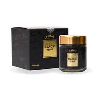Black Oud Bakhoor by Banafa For Oud | 50g | Decorative Glass Jar
