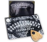 Black Ouija Board game with Planchette and detailed instruction for Spirit hunt 21cm x 30 cm