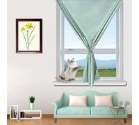 Black Out Blinds 95 x 120 cm, Customized Blind Temporary, No Drill, Easy Fit, Light Material Blackout Blinds No Drill Blackout, With black tape for Home, Green