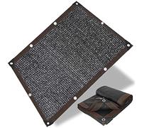 Black Outdoor Sun Shade Cloth 3x3.3Ft to 10x20Ft - UV Resistant Shade Net with Grommets for Garden Greenhouse Patio & Lawn -Sunblock Mesh Fabric