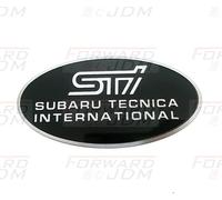 Black Oval 84mm STi Subaru Tecnica International Decal Badge for Impreza WRX STi