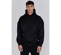 Black Oversized Dynamic Hoodie SikSilk Black S