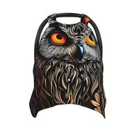 Black Owl Baby Car Seat Canopy Cover, Multi Use Breathable Nursing Breastfeeding Covers for Mom Soft Stroller Sun Shade Newborn Shower Gift