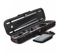 Black Oxford Fabric High-end Rectangle Violin Case Built-in Hygrometer Violin Case Full Size (Color : 1/2)