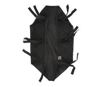 Black Oxford Fabric Pushchair Shopping Basket Organizer for Moms | Portable, Lightweight, Large Capacity, Easy to Detach for Cleaning, Concise Fashion Design