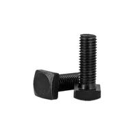Black Oxide 8.8 Grade Steel Small Square Head Bolts M22 M24 M27 M30 M36 M42 (1,M30 x 120mm, partial thread)