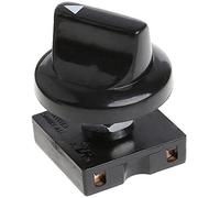 Black Pack Fan Rotary Switch 4 Position 3 Speed Selector Switch Governor with Button Fan Speed Governor Fan Isolator Switch Professional Wall Light Controls