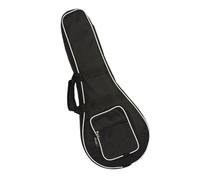 Black Padded Mandolin Bag in Oxford Cloth, Lightweight Portable