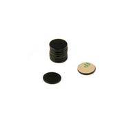 Black Painted Mild Steel Disc With 3M Self Adhesive - 10mm Dia X 1mm Thick (Pack Of 10)