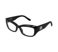 Black Pale Gold Eyewear Frames - unisex - Balenciaga - Glasses - Black - 55 MM - Accessories 55 MM