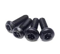 Black Pan Head Torx Screws Grade 10.9 M3-M10 Button Head Bolts, 10pcs, M3x8-T10