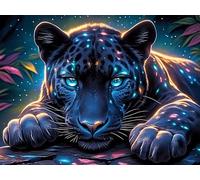 Black Panther 1000 PCS/75x50cm Jigsaw Puzzle Bundle Magical Cosmic Creatures Family Puzzle Lovers Fun Family Game Mindful Activity Spring Gift Precision Cut Cardboard 1000 PCS/75x50cm