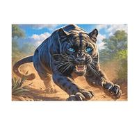Black Panther 1000-piece Jigsaw Puzzle Bundle Fantastic Beasts Family Puzzle Lovers Brain Training Mindful Activity Spring Paperboard Creativity & Gift Giving 1000 PCS