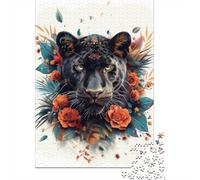 Black Panther 1000 Piece Jigsaw Puzzle for Adults-Puzzles Teenagers Wooden Puzzles- Relax Puzzles Games-Brain Teaser Puzzle 1000pcs (75x50cm)