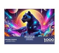 Black Panther, 1000-piece Jigsaw Puzzle, Structured Thinking Challenge Offering Purposeful Engagement Away from Screens, Enjoyable Independent Pastime Cultivating Resilience Focus Control, Suitable Fo