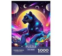 Black Panther 1000 Piece Jigsaw Puzzles for Adults Whimsical Challenge Colourful Educational Games 38x26cm/1000pcs