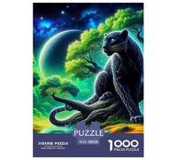 Black Panther 1000 Piece Jigsaw Puzzles for Adults with Extra Fun Challenges Home Decoration Creativity & Gift Giving 38x26cm/1000pcs