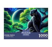 Black Panther 1000 Piece Puzzle For Adults And Kids with Extra Fun Challenges Colourful Home Decoration 38x26cm/1000pcs