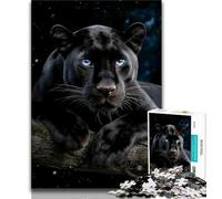 Black Panther 1000 Pieces Jigsaw Puzzle for Adults& Teens,Toys Educational Games Stress Relieving Wishlist with Santa Claus (50x75cm)