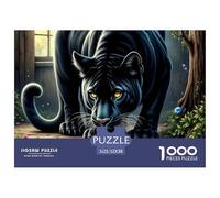 Black Panther 1000 Pieces Jigsaw Puzzles For Adults And Kids with Extra Fun Challenges Colourful Home Decoration Fully Interlocking 52x38cm/1000pcs