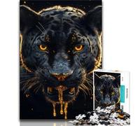Black Panther 1000 Pieces Jigsaw Puzzles for Adults And Teens,Learning Educational Toys Family Games Unique Birthday And Gifts (38x26cm)