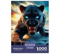 Black Panther 1000 Pieces Puzzle for Adults And Children Whimsical Challenge Colourful Educational Games 38x26cm/1000pcs