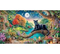 Black-Panther 1000Pc Jigsaw Puzzles for Kid Toys Challenging Puzzle Games for Family 75x50cm/1000pcs