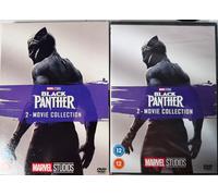 Black Panther: 2 Movie Collection (DVD) New Sealed (Wakanda Forever)SLIPCOVER