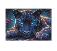 Black Panther 300 Piece Jigsaw Puzzle for Adults Magical Cosmic Creatures Jigsaw Cozy Night In Activity Colourful Challenge Great Gift for Puzzle Lovers Stress Reliever 300 PCS